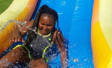 Our Summer Camp Waterslide